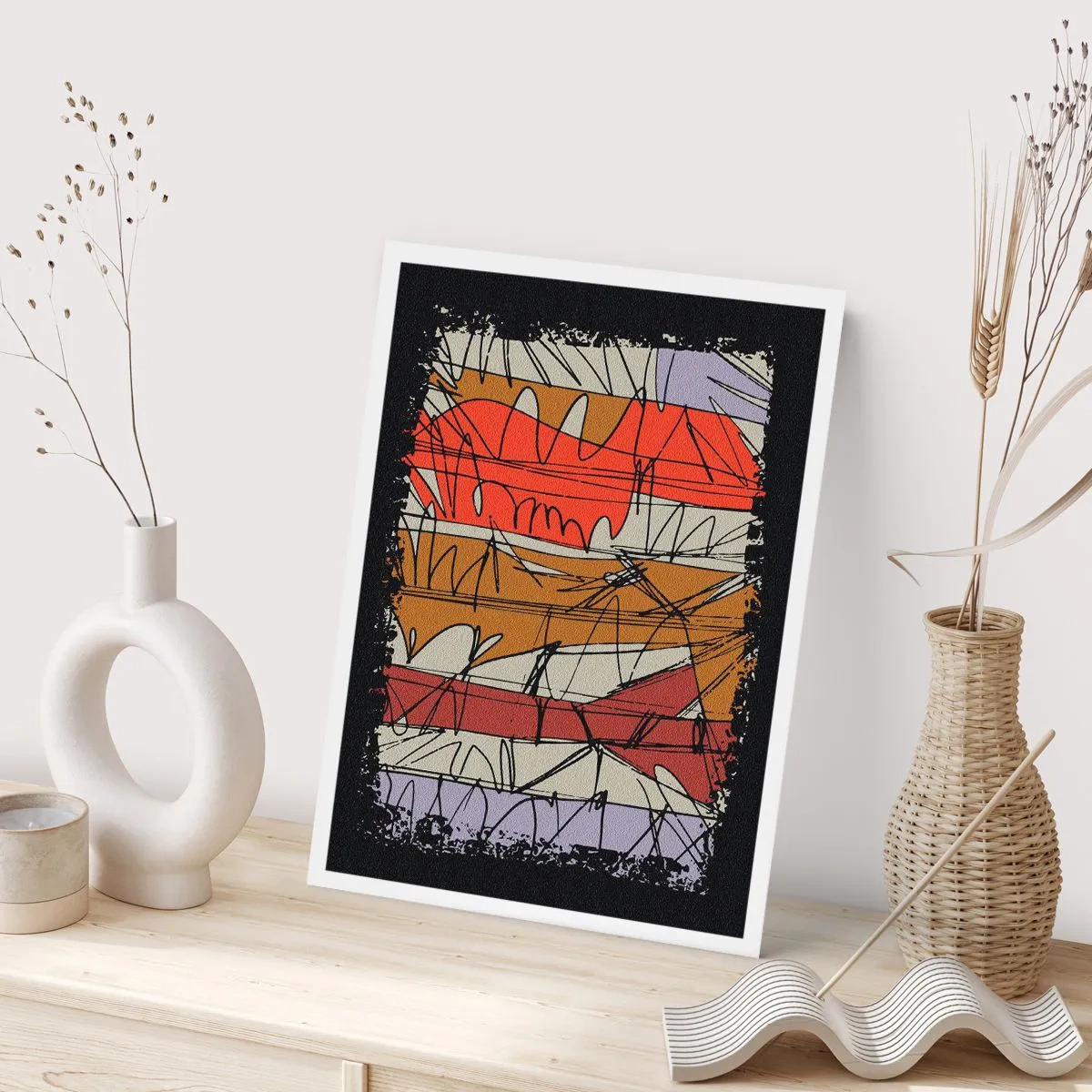 Plakat - Kompozycja spontaniczna - 61x91 cm