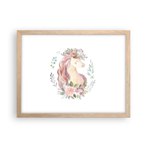 Plakat w ramie jasny dąb - Zaproszenie do świata baśni - 40x30 cm