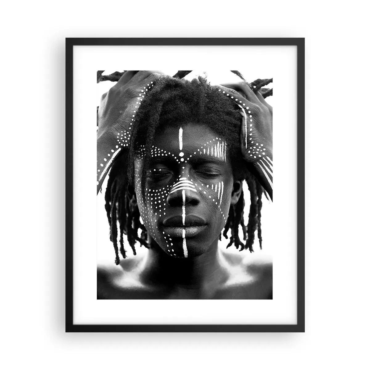 Plakat w czarnej ramie - Gdzie jesteś? - 40x50 cm
