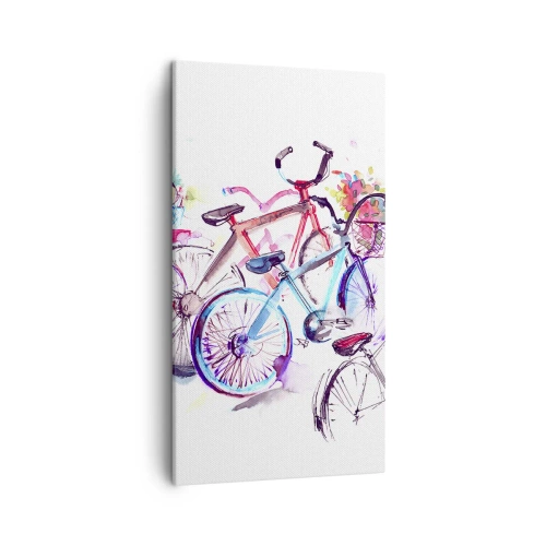 Obraz na płótnie - Zjazd klubu Antymoto - 45x80 cm