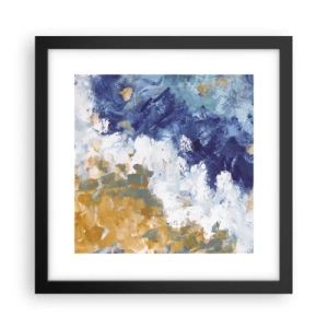 Plakat w czarnej ramie - Taniec żywiołów - 30x30 cm