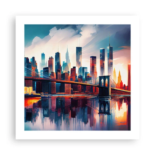 Plakat - Zjawiskowy Nowy Jork - 50x50 cm
