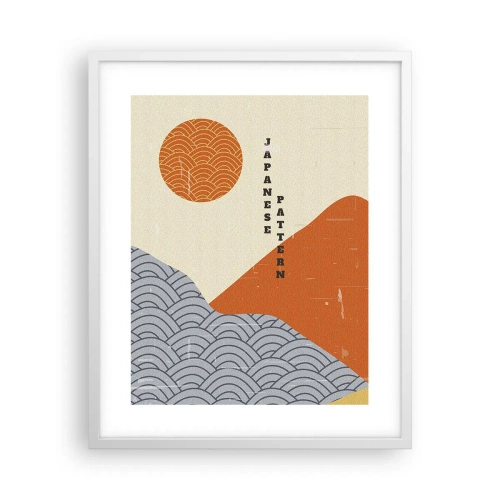 Plakat w białej ramie - W japońskim duchu - 40x50 cm