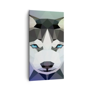 Obraz na płótnie - Wspomnienie śniegów północy - 55x100 cm