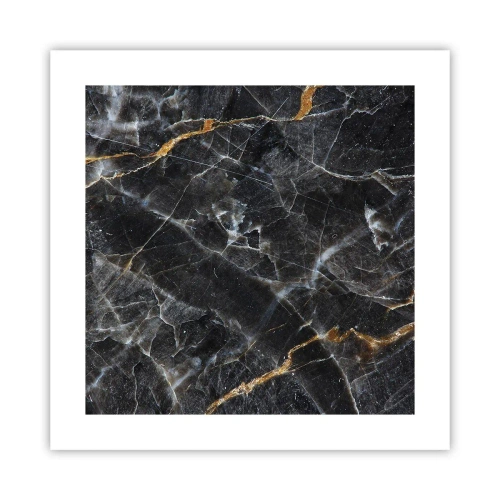 Plakat - Wewnętrzne życie kamienia - 40x40 cm