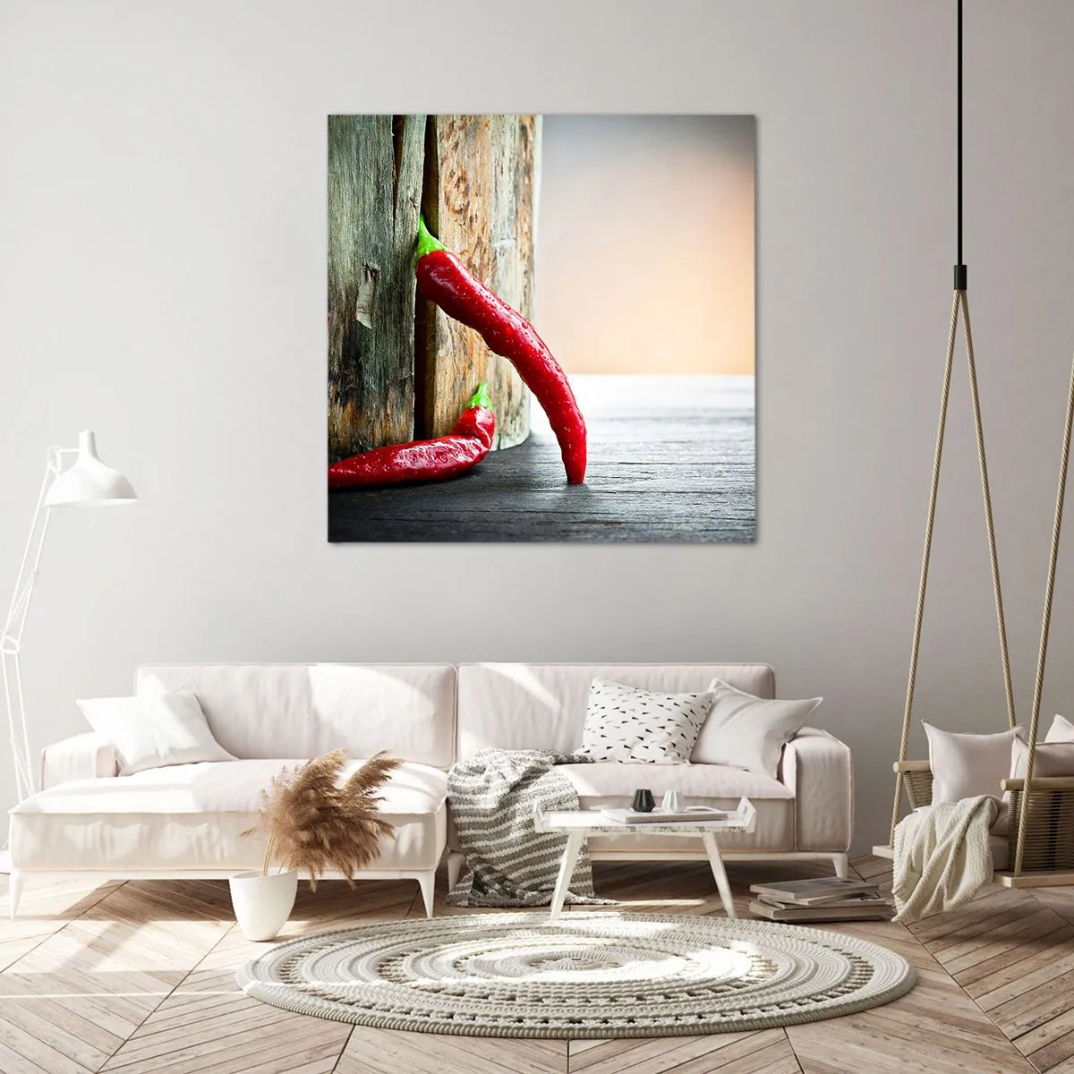 Obraz na płótnie - Red hot chili peppers - 50x50 cm