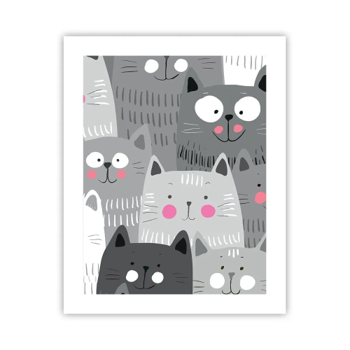 Plakat - Koci świat - 40x50 cm