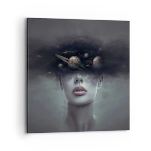 Obraz na płótnie - A planety szaleją… - 70x70 cm