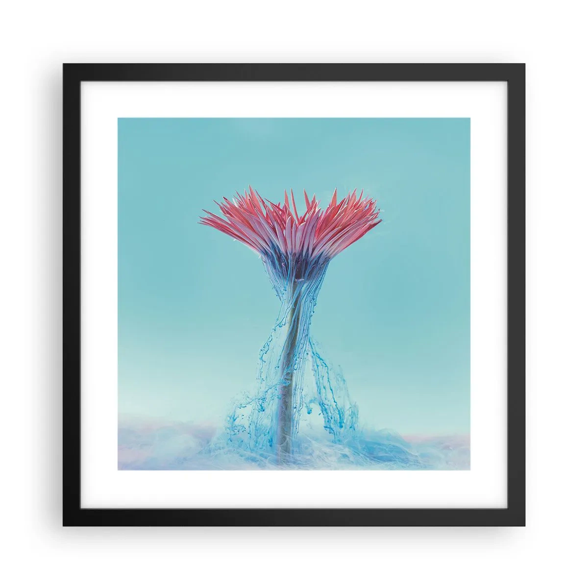 Plakat w czarnej ramie - W ożywczym objęciu - 40x40 cm