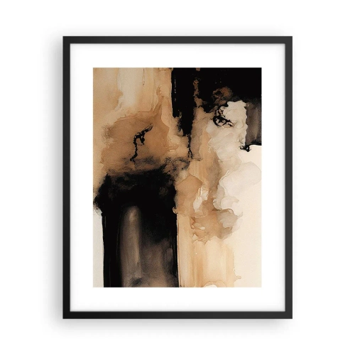 Plakat w czarnej ramie - Abstrakcja intrygująca - 40x50 cm