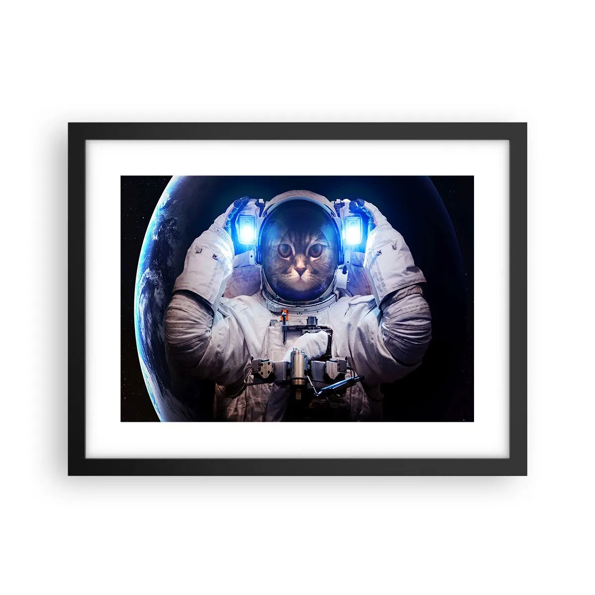Plakat w czarnej ramie - Houston, macie problem - 40x30 cm