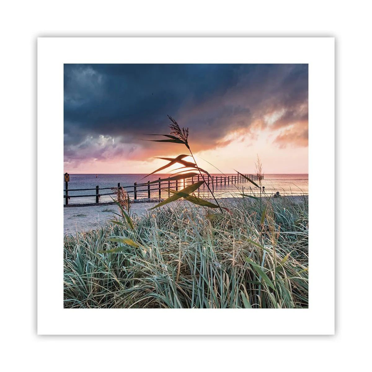 Plakat - Nie przemija z wiatrem - 40x40 cm