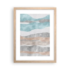 Plakat w ramie jasny dąb - Studium bliskości - 30x40 cm