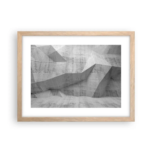 Plakat w ramie jasny dąb - Prawdziwe wyzwanie - 40x30 cm