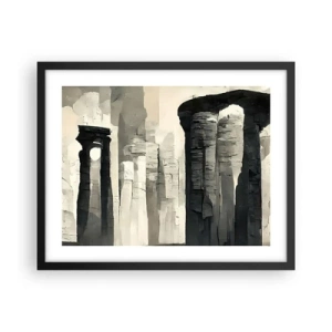 Plakat w czarnej ramie - Majestat antyku - 50x40 cm