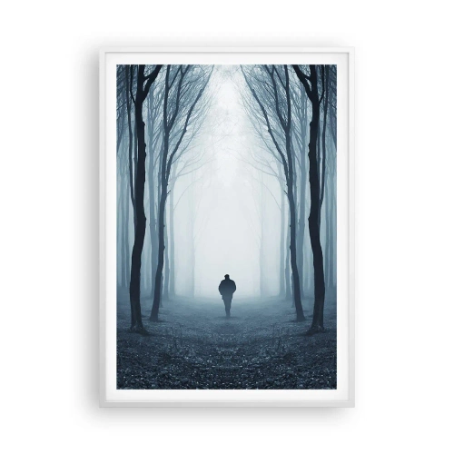 Plakat w białej ramie - I wszystko proste i jasne - 70x100 cm