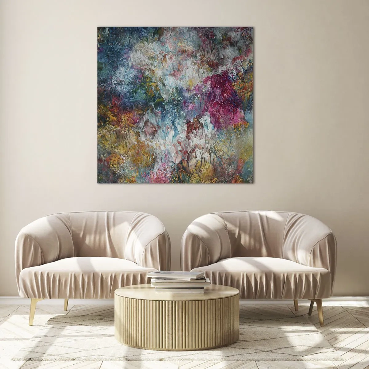 Obraz na szkle - W pełnym rozkwicie - 70x70 cm