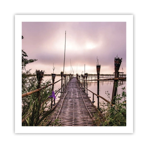 Plakat - Spokój i cisza Azji - 60x60 cm