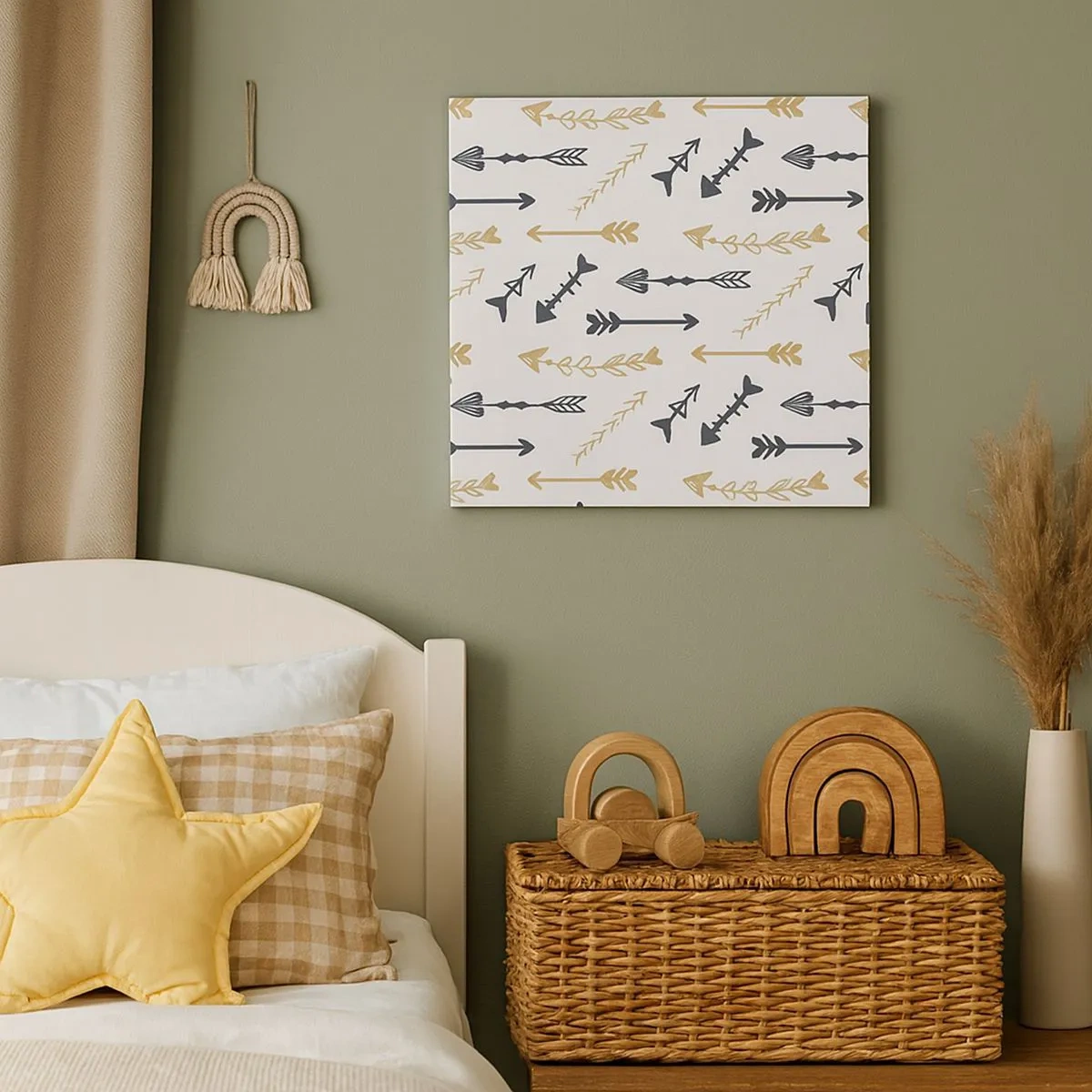 Obraz na płótnie - Sen łucznika - 30x30 cm