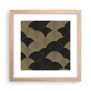 Plakat w ramie jasny dąb - Jedność w wielości - 30x30 cm