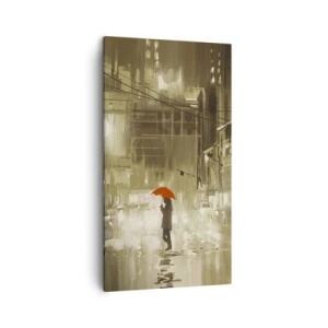 Obraz na płótnie - Sama, ale nie samotna - 45x80 cm