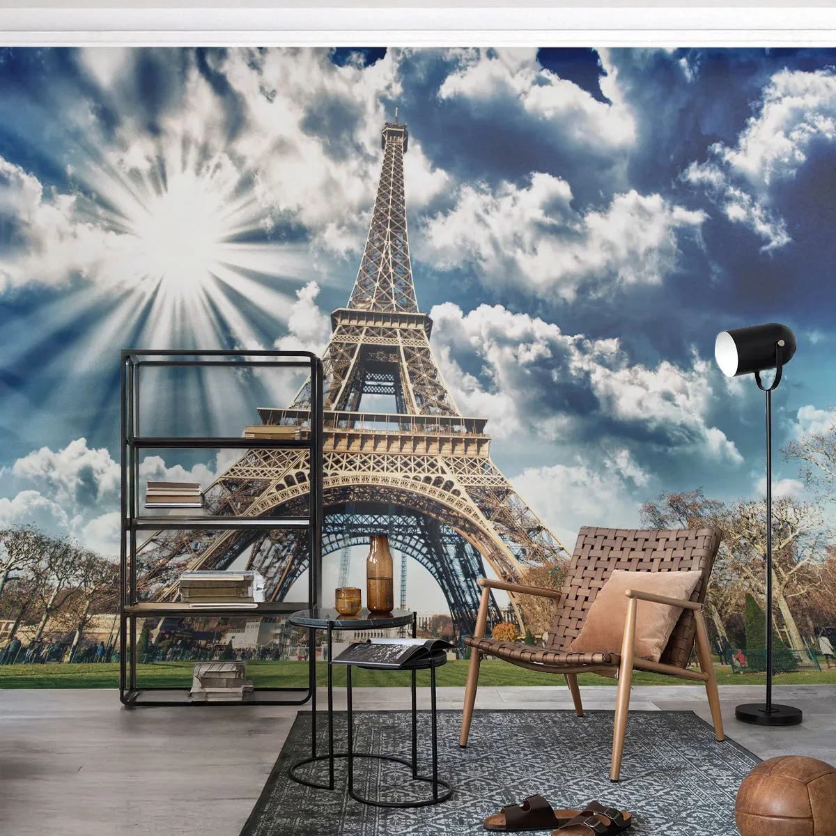 Fototapeta Premium Canvas - Jedyna taka pod słońcem - Wieża Eiffla, Paryż, Architektura - 250x175 cm