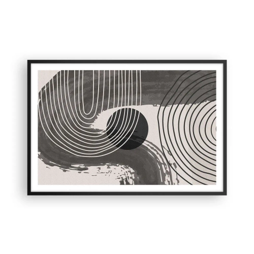 Plakat w czarnej ramie - Owal zwycięża - 91x61 cm