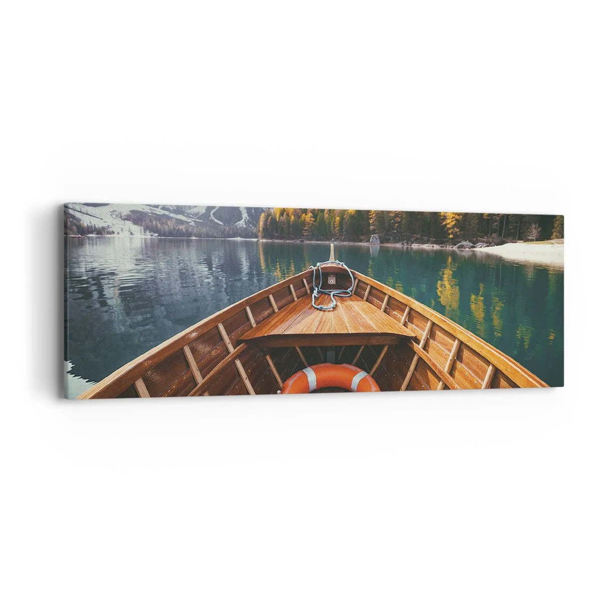 Obraz na płótnie - Górska wycieczka - 90x30 cm