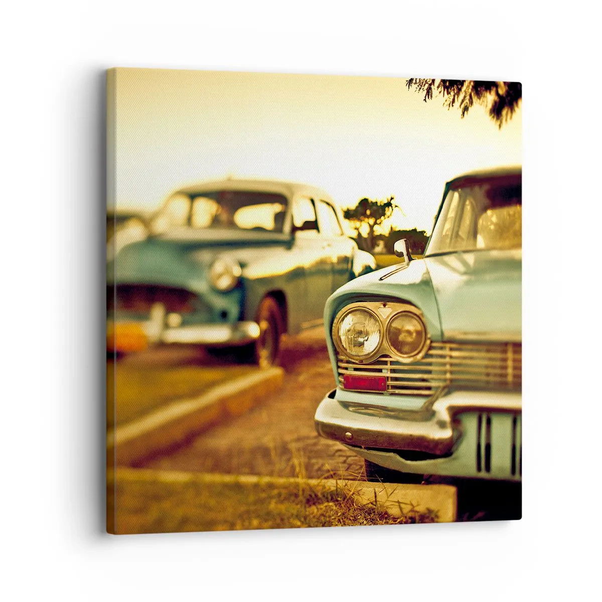 Obraz na płótnie - Poczekamy, zobaczymy - 30x30 cm