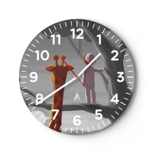 Zegar ścienny - To się naprawdę dzieje - 40x40 cm