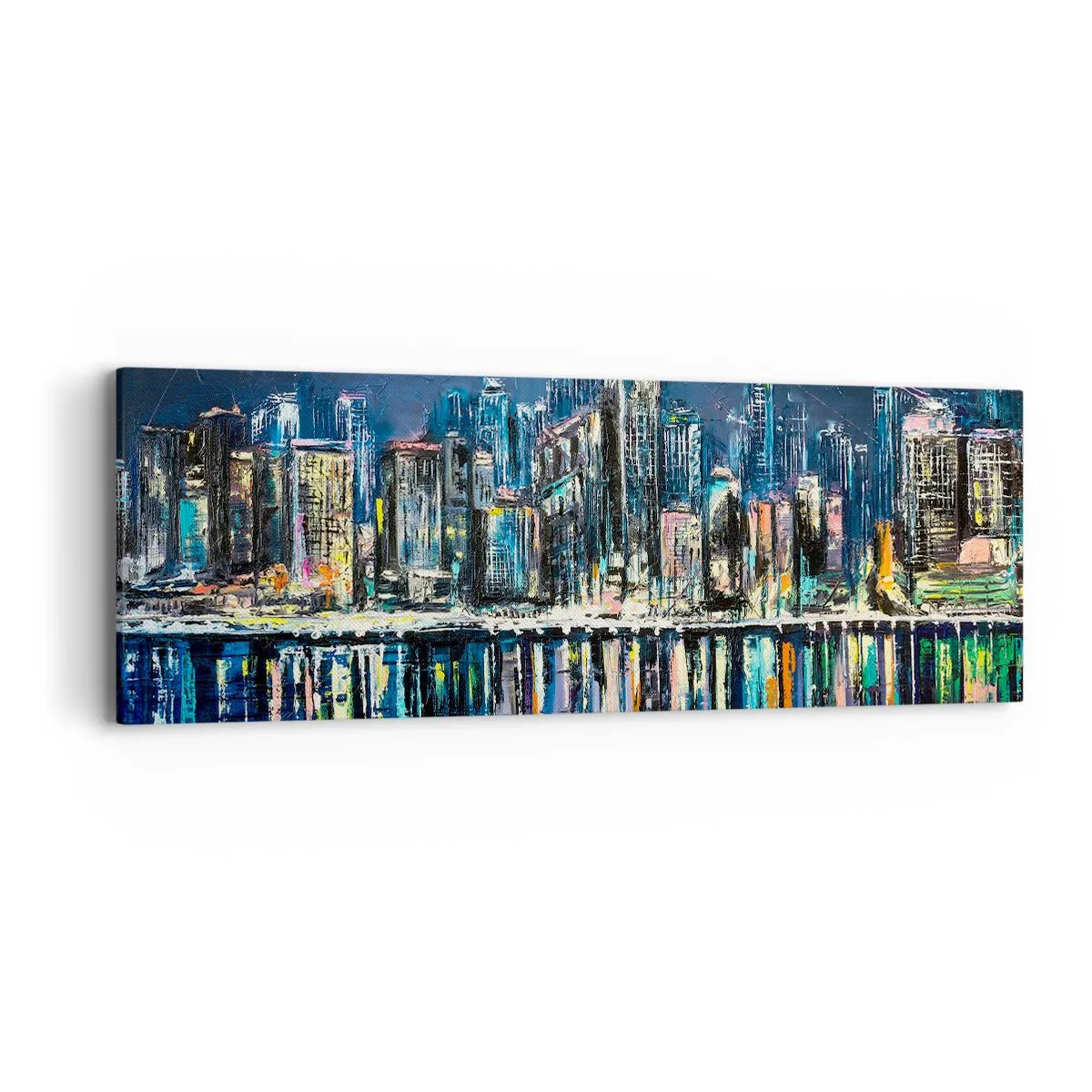 Obraz na płótnie - Kaskada swiateł - 90x30 cm