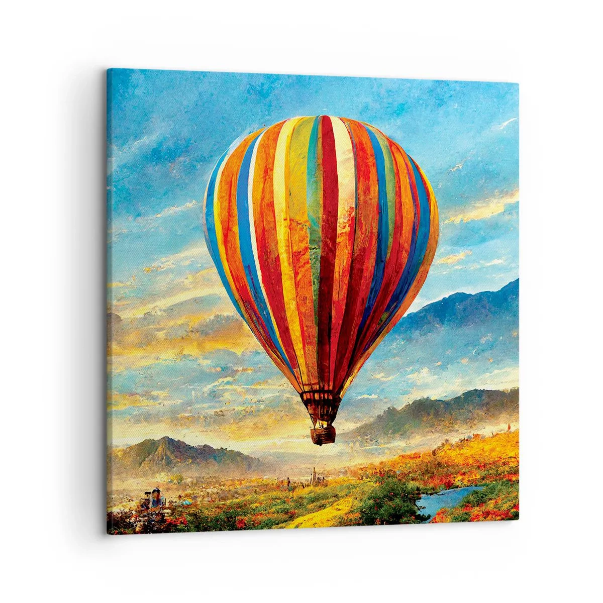 Obraz na płótnie - W ciszy widać więcej - 50x50 cm