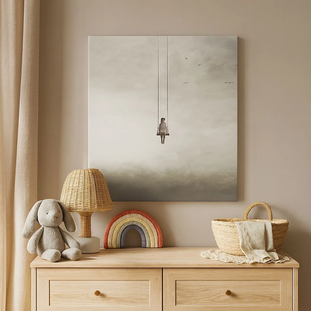 Obraz na płótnie - Dziecko w nas - 30x30 cm