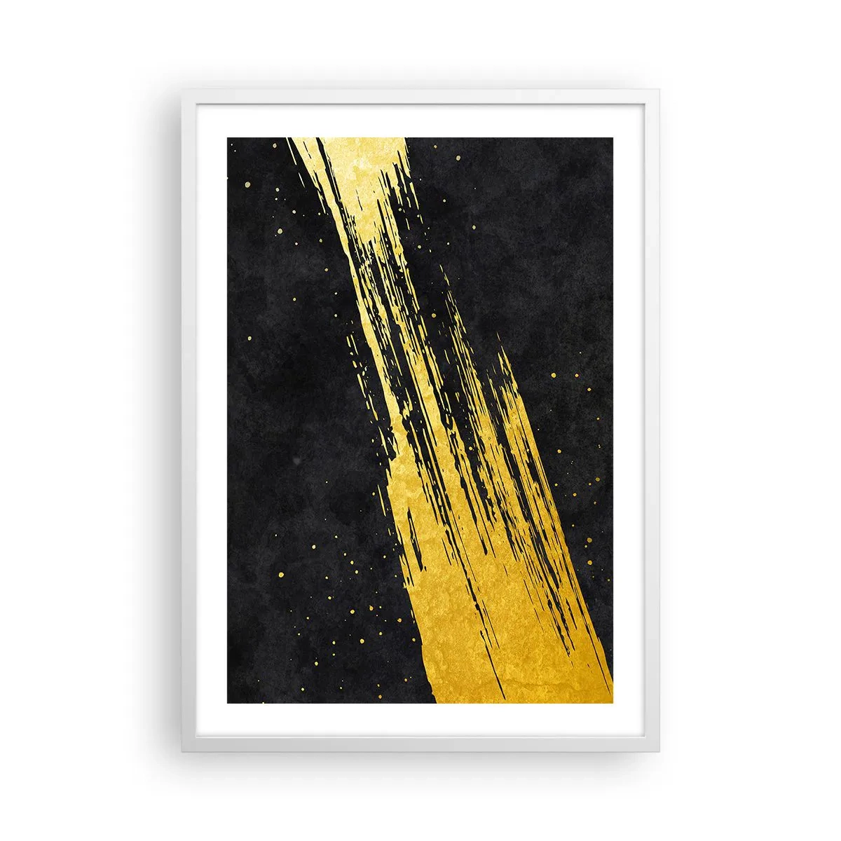 Plakat w białej ramie - Skok w nadprzestrzeń - 50x70 cm