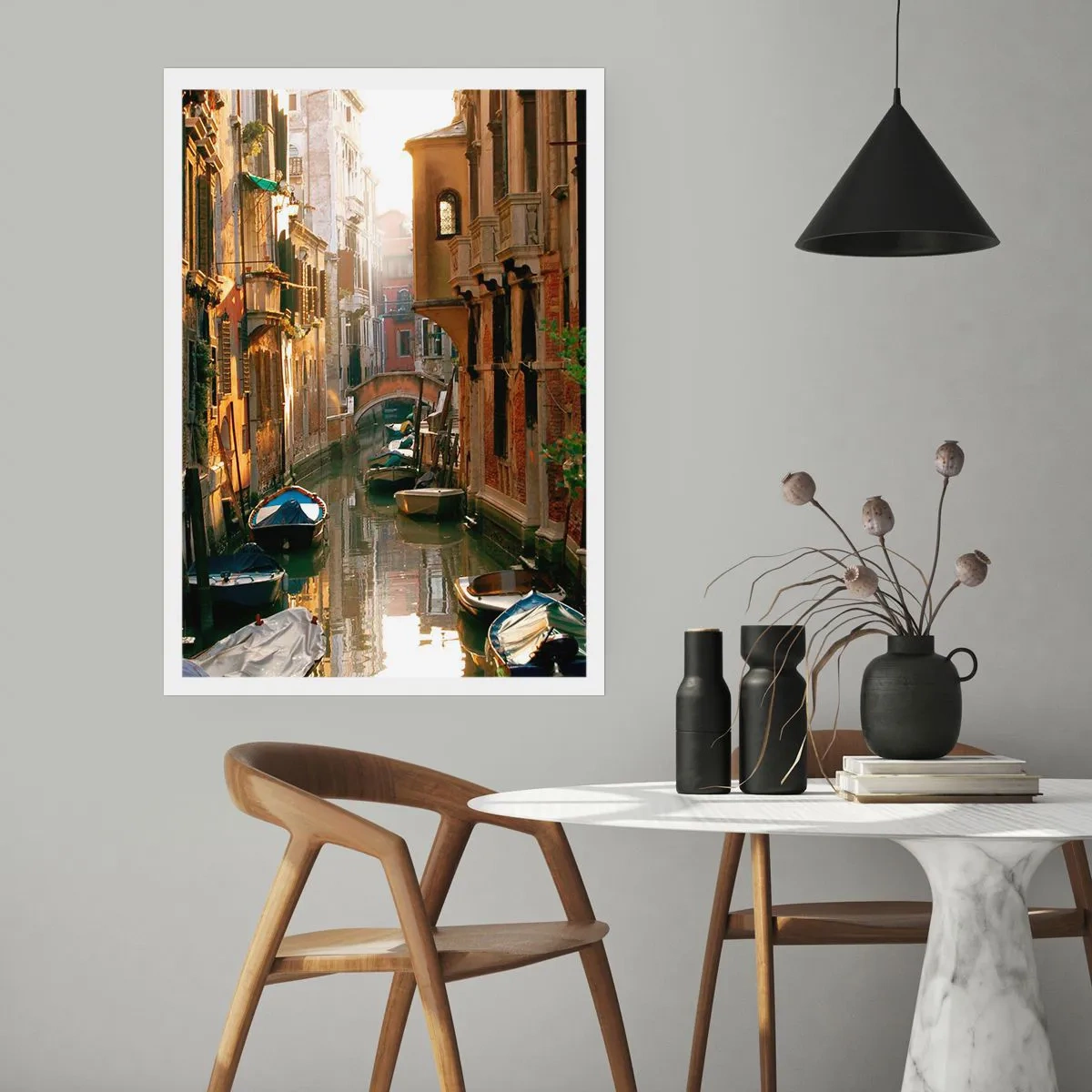 Plakat - W weneckim zaułku - 70x100 cm