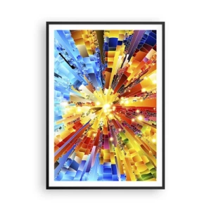 Plakat w czarnej ramie - In medias res - 70x100 cm