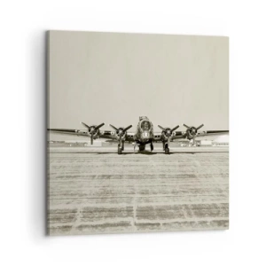 Obraz na płótnie - Jak zawsze gotowy - 60x60 cm