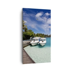 Obraz na płótnie - A jednak raj istnieje - 45x80 cm