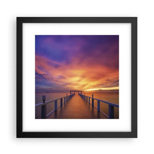 Plakat w czarnej ramie - Bez końca - 30x30 cm