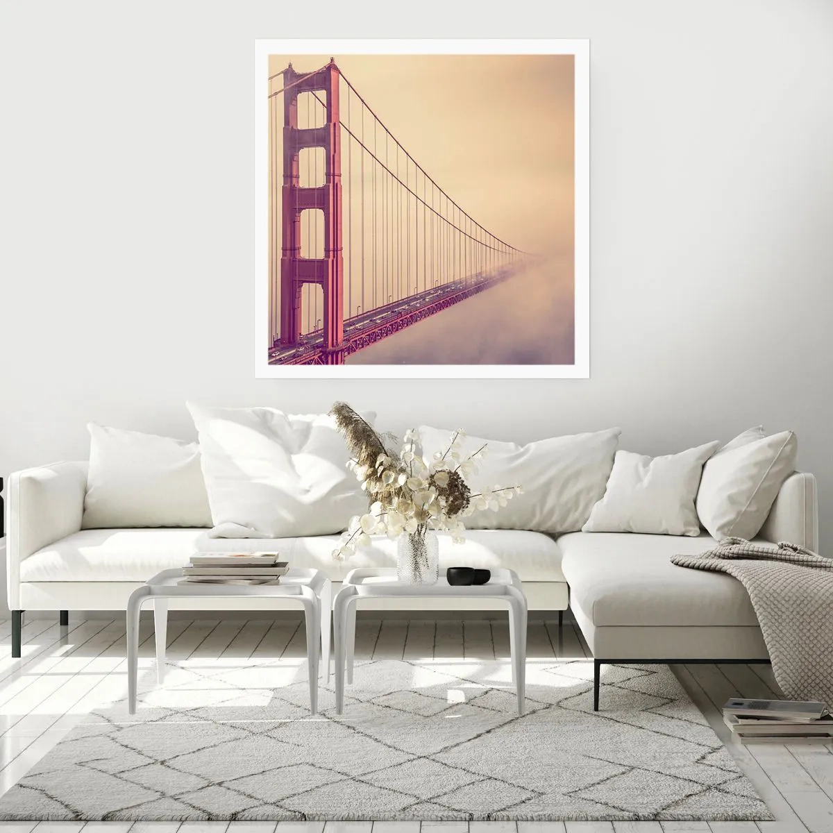 Plakat - Między niebem a ziemią - 30x30 cm