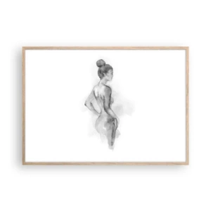 Plakat w ramie jasny dąb - Piękna jak malowanie - 100x70 cm