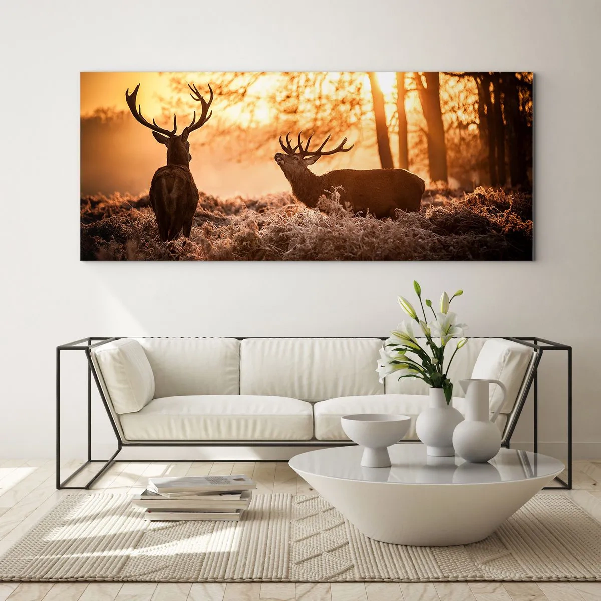 Obraz na szkle - Marzenie myśliwego - 90x30 cm