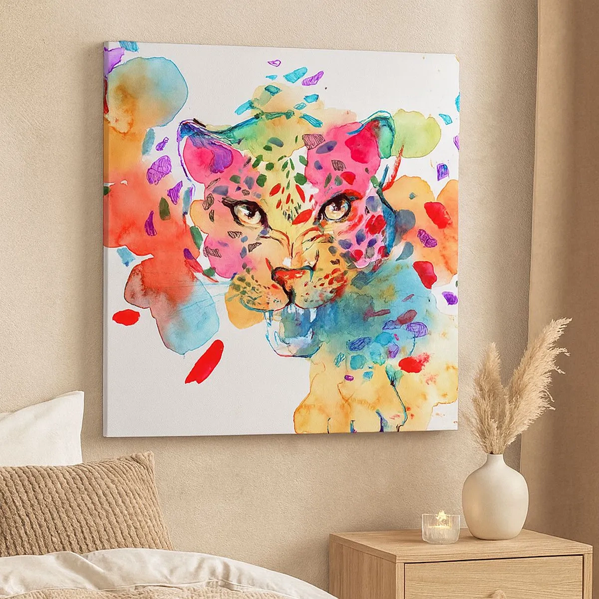 Obraz na płótnie - Piękna i bestia - 30x30 cm