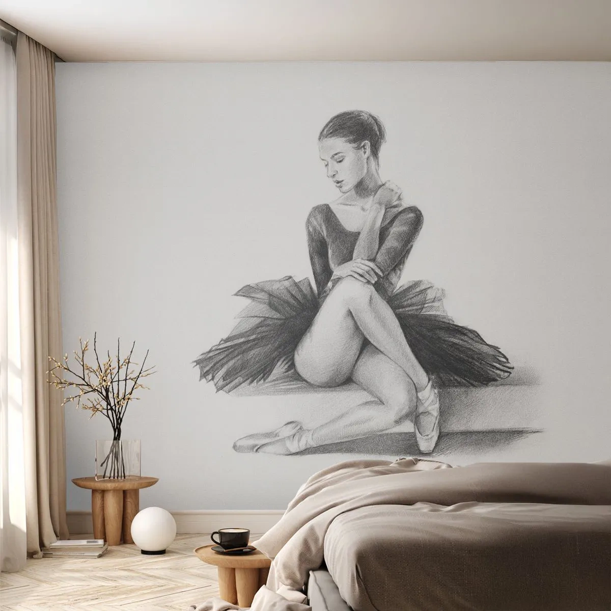 Fototapeta Premium Canvas - Zaczarowana tańcem - Baletnica, Taniec, Balet - 250x175 cm