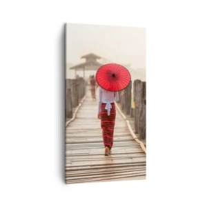 Obraz na płótnie - Na starym moście - 45x80 cm