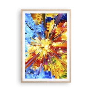 Plakat w ramie jasny dąb - In medias res - 61x91 cm