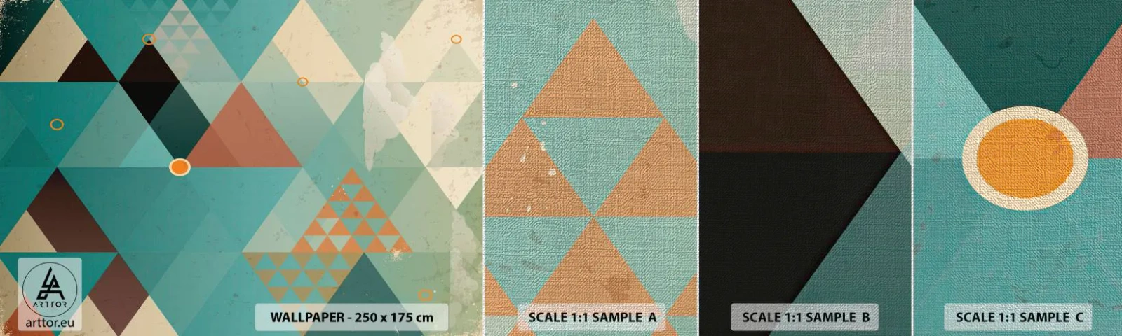 Fototapeta Próbka Premium Canvas - Jedność wielości, wielość jedności - Abstrakcja, Sztuka, Nowoczesny Wzór - 100x30 cm