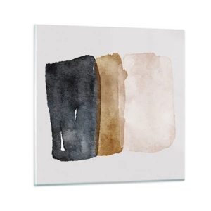 Obraz na szkle - Kompozycja barw ziemi - 50x50 cm