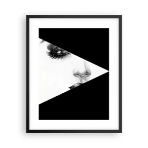 Plakat w czarnej ramie - Zawsze nieodkryta - 40x50 cm