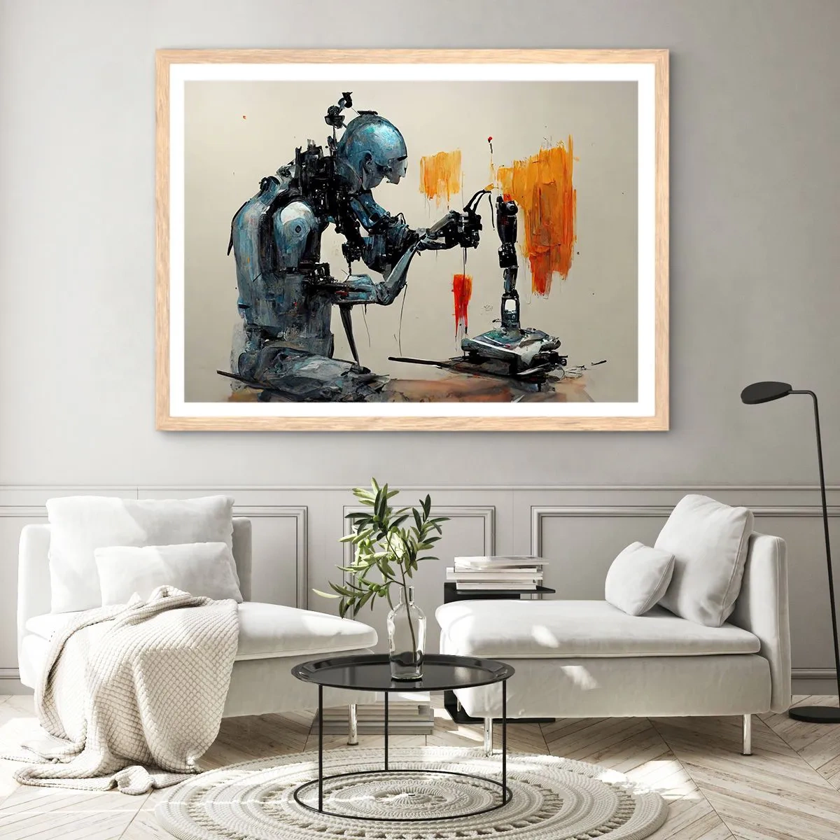 Plakat w ramie jasny dąb - Już jutro… - 100x70 cm